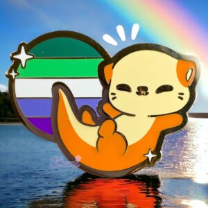 Gay MLM Otter Pin